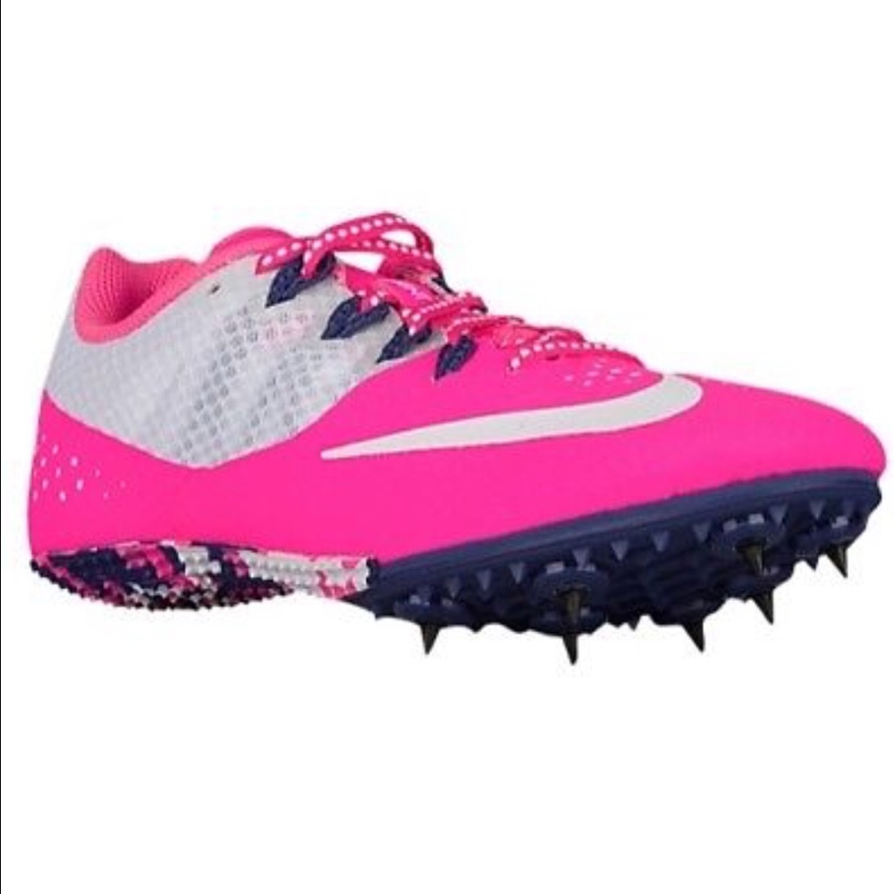 Nike Zoom Rival S 8  Sprint Spike Pink White NEW BUT No Box